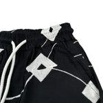 Never Too Bermuda tinta unita con Stampa Nero per Bambino NT2269R NERO NEVER TOO 