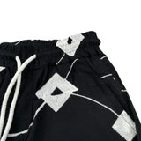 Never Too Bermuda tinta unita con Stampa Nero per Bambino NT2269R NERO NEVER TOO 