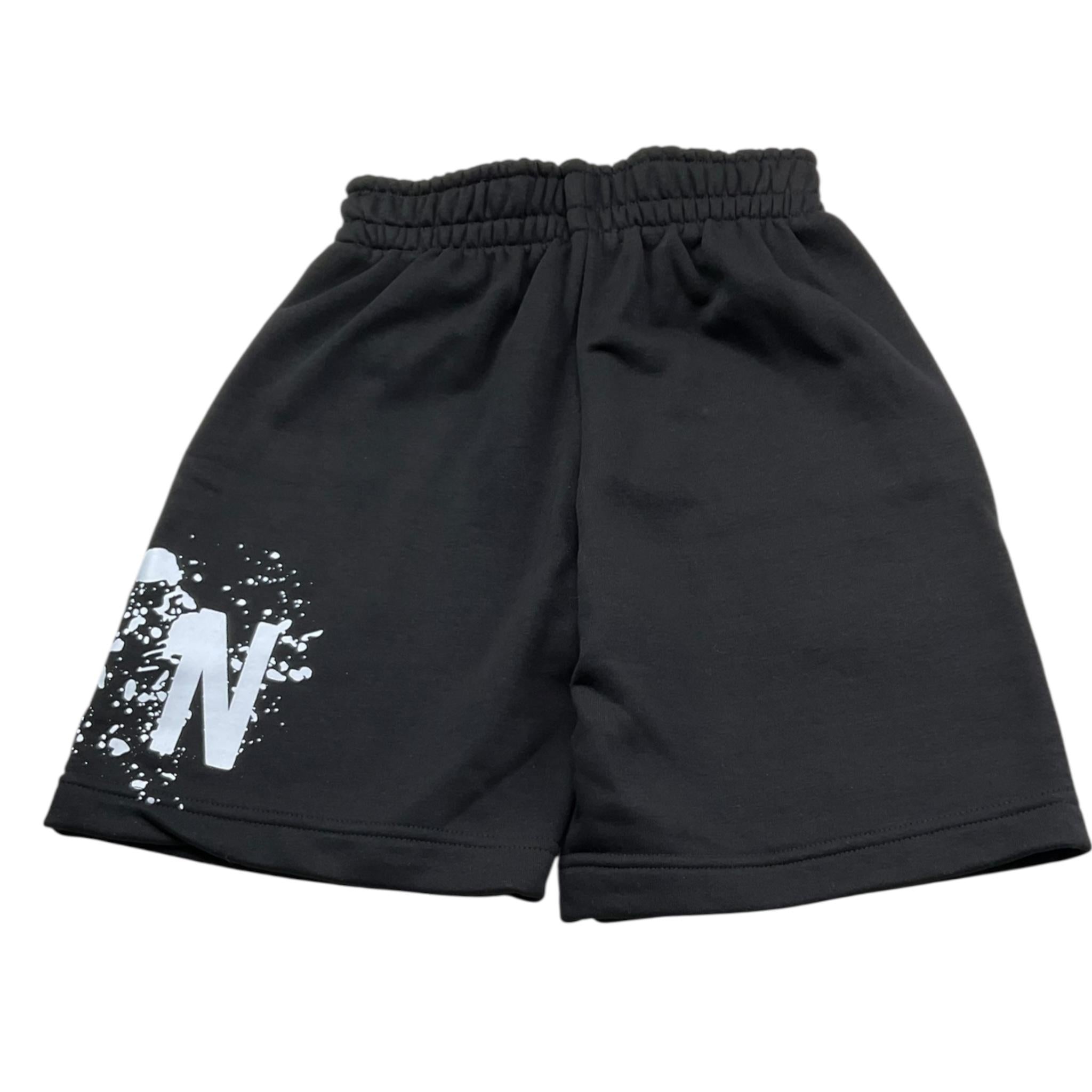 Icon Bermuda Tinta Unita con Stampa per Bambino IBSH00523 NERO ICON 