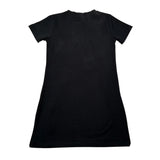 Gaelle Abito T-Shirt tinta unita con Brillantini Nero per Bambina 2746V00529 NERO GAELLE 