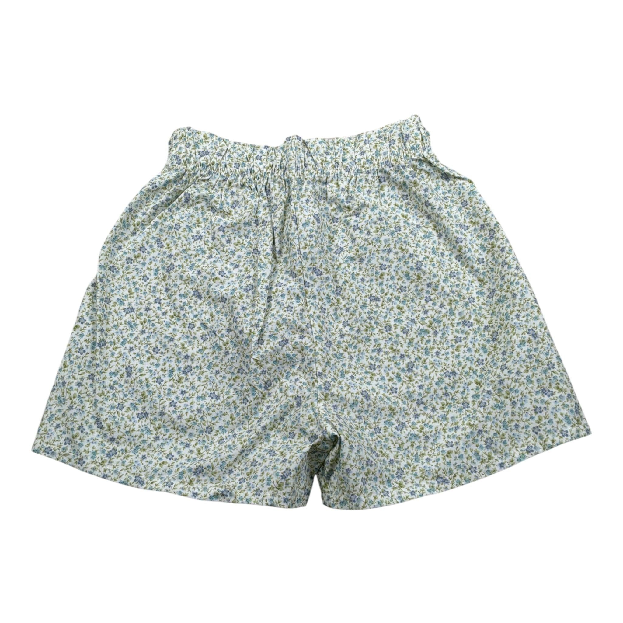 Magil Short Fantasia Floreale con Elastico In Vita Bianco per Bambina FN25078 BIANCO MAGIL 