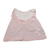 Babyvip Abito Giromanica Tinta Unita con Colletto per Neonata T1394 ROSA BABYVIP 