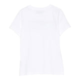 Moschino T-Shirt Girocollo Tinta Unita con Stampa per Bambino HUM05C BIANCO MOSCHINO 