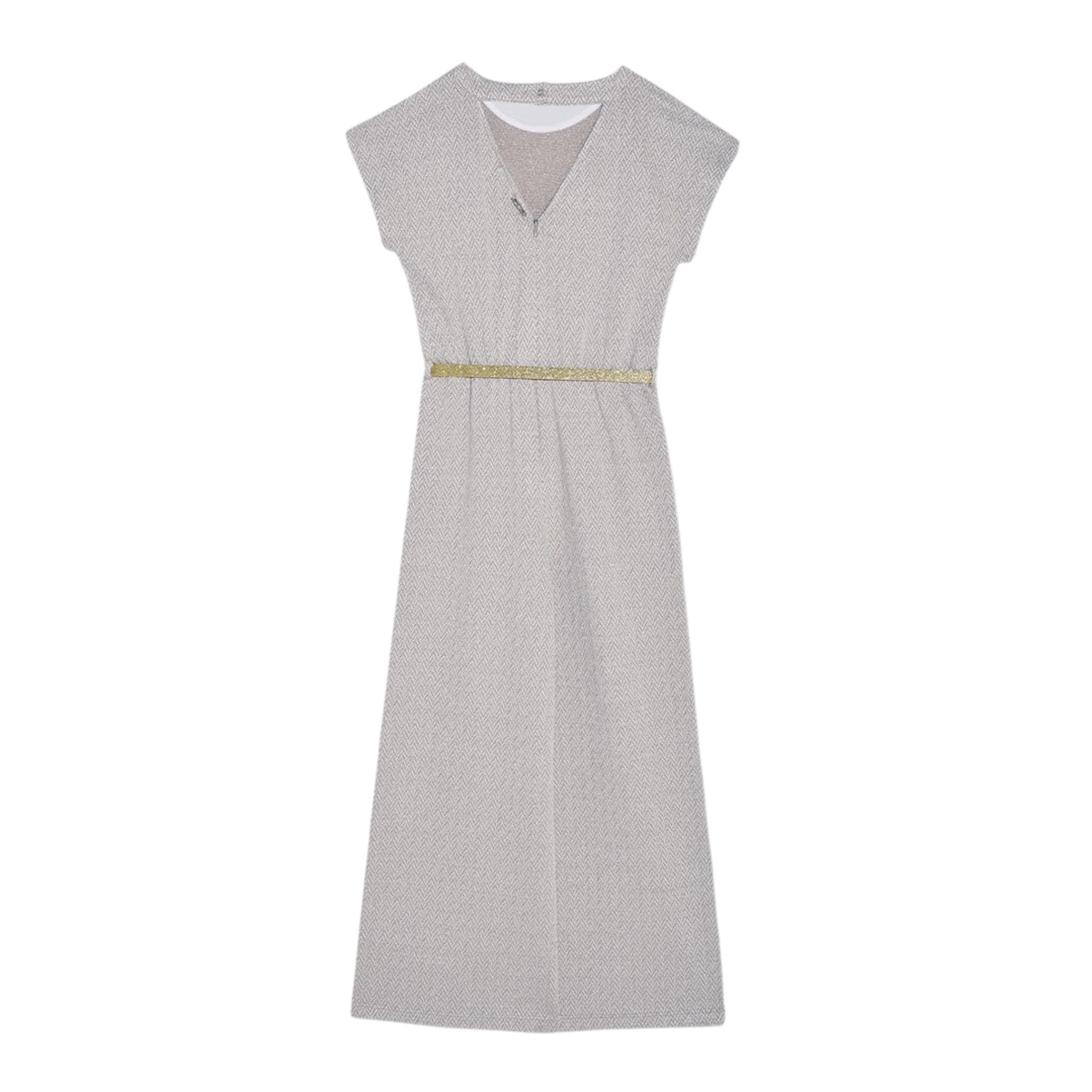 Liu Jo Tuta Intera Tinta Unita Giromanica con Microfantasia per Bambina GA2094J1883 BEIGE LIU JO 