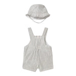 Mayoral Completo 2 Pezzi Salopette-Cappello per Neonato 16016 BIANCO MAYORAL 