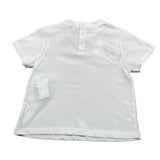 Emporio Armani T-Shirt tinta unita con Stampa Bianco per Neonato 8NHTN5 BIANCO EMPORIO ARMANI 
