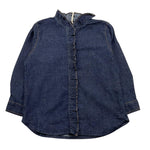 ZHOE & TOBIAH camicia in denim manica lunga tinta unita Blu per Neonata DDL2 BLU ZHOE & TOBIAH 