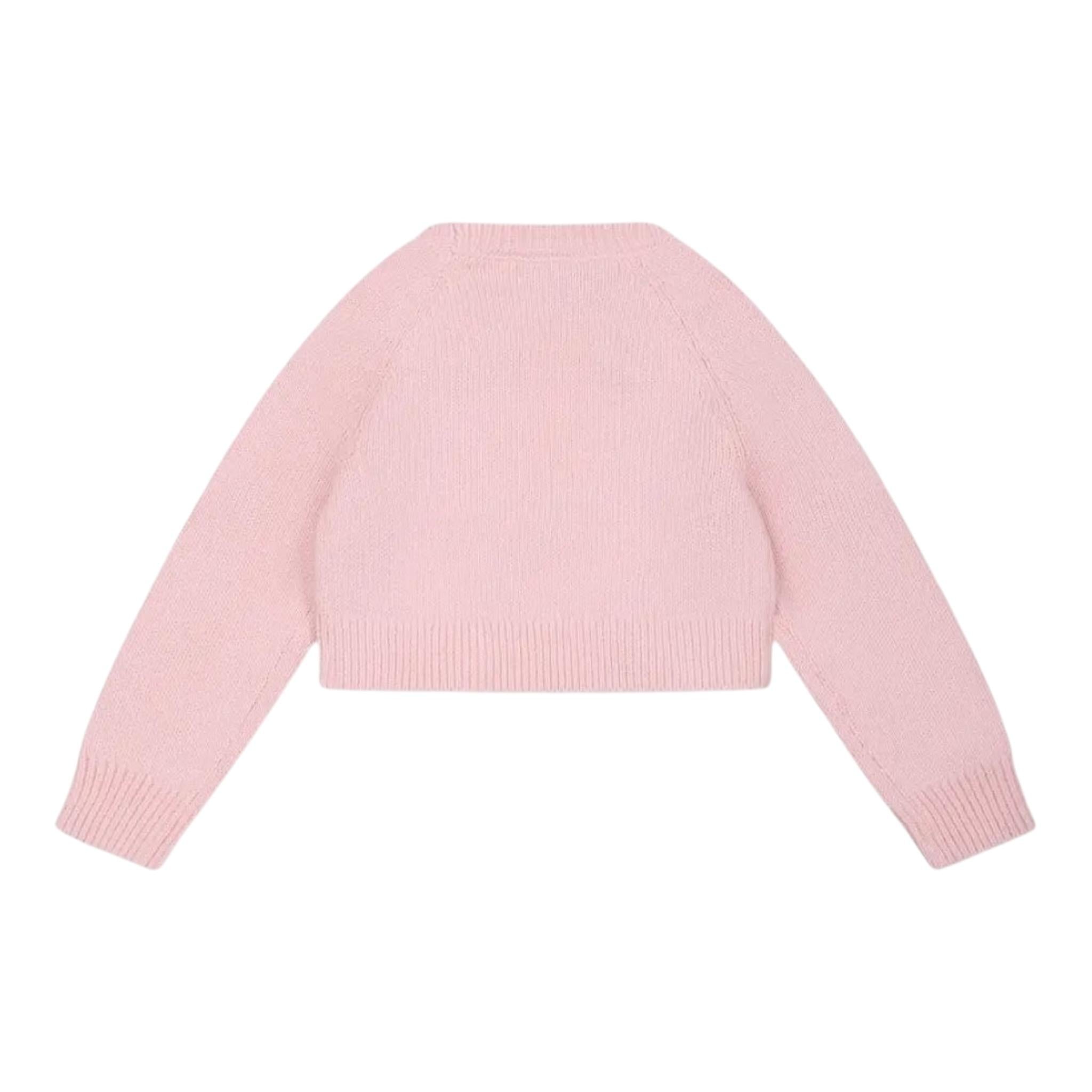 Monnalisa Maglia Tinta Unita con Applicazioni per Neonata 39E606 ROSA MONNALISA 