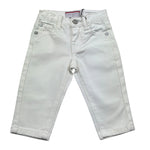 Cesare Paciotti Jeans Tinta Unita con Girovita Regolabile per Neonato PTP5159B BIANCO CESARE PACIOTTI 