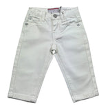 Cesare Paciotti Jeans Tinta Unita con Girovita Regolabile per Neonato PTP5159B BIANCO CESARE PACIOTTI 