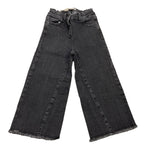ZHOE & TOBIAH jeans tinta unita modello a palazzo con girovita regolabile Nero per Bambina DDL1XX NERO ZHOE & TOBIAH 
