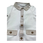 Mayoral Set Pagliaccetti Bicolore per Neonato 1705 BIANCO/BEIGE MAYORAL 