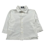 Aletta Camicia Manica Lunga Tinta Unita per Neonato M220431 BIANCO ALETTA 