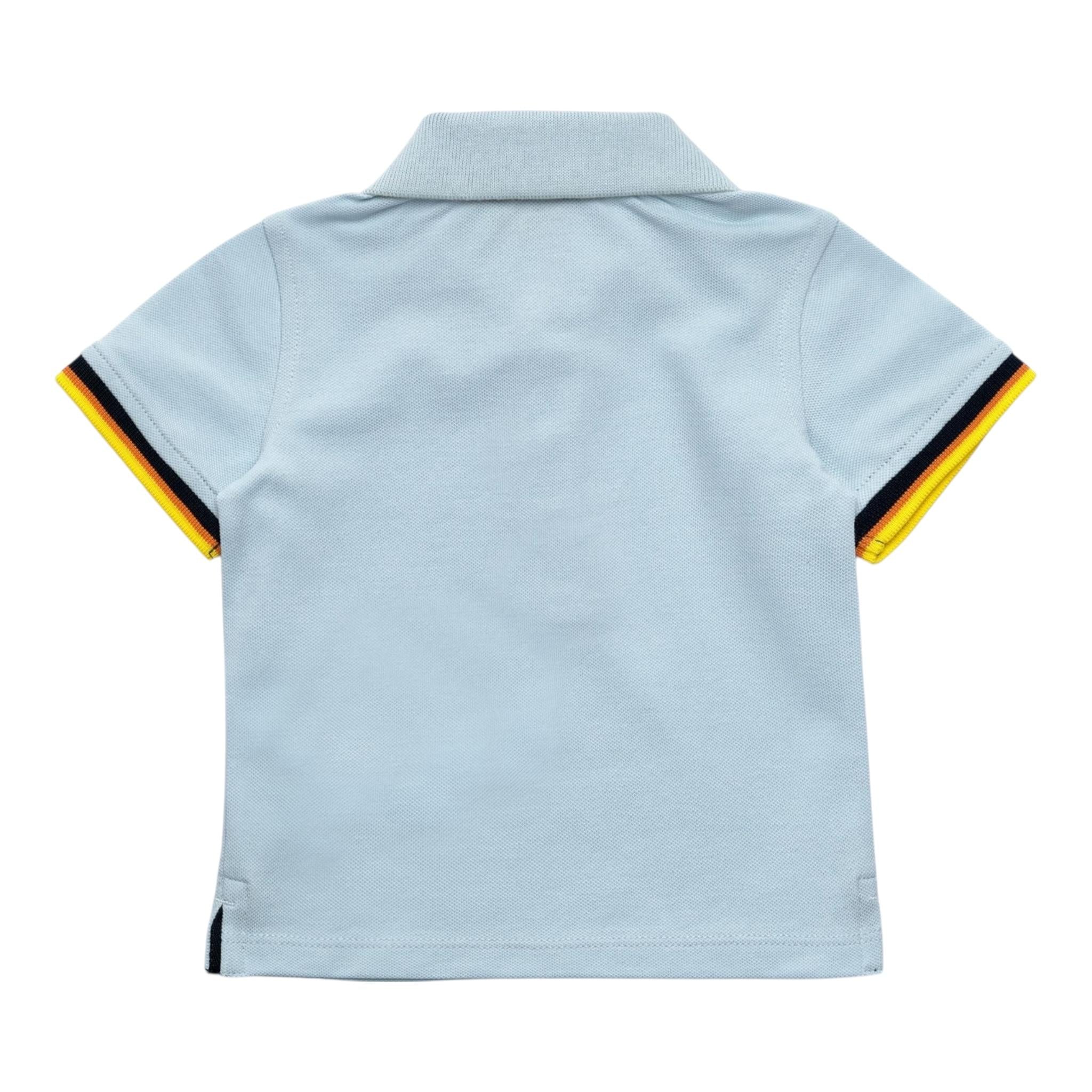 K-Way Polo Mezza Manica Tinta Unita per Neonato K71374WXX AZZURRO K-WAY 