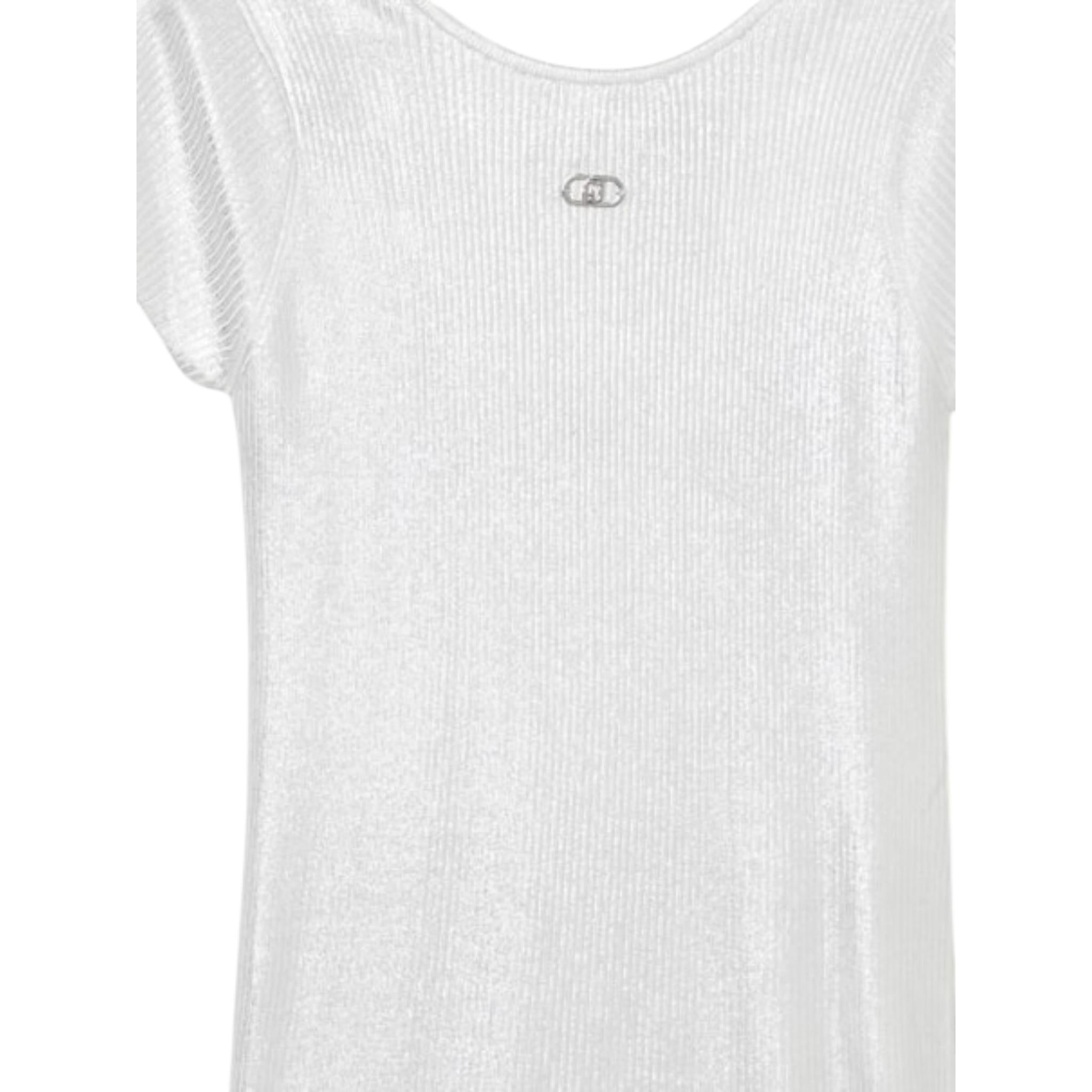 Liu Jo Abito Mezza Manica Tinta Unita per Bambina GA5039XX ARGENTO LIU JO 