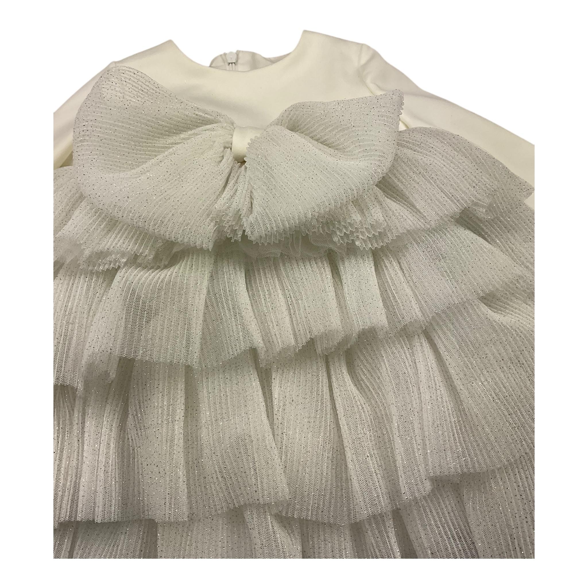 LE BEBE' abito manica lunga tinta unita Panna per Neonata LBG6172 PANNA LE BEBE' 