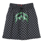Sprayground Bermuda Bicolore con Fantasia A Quadri per Bambino SPY1043 NERO SPRAYGROUND 