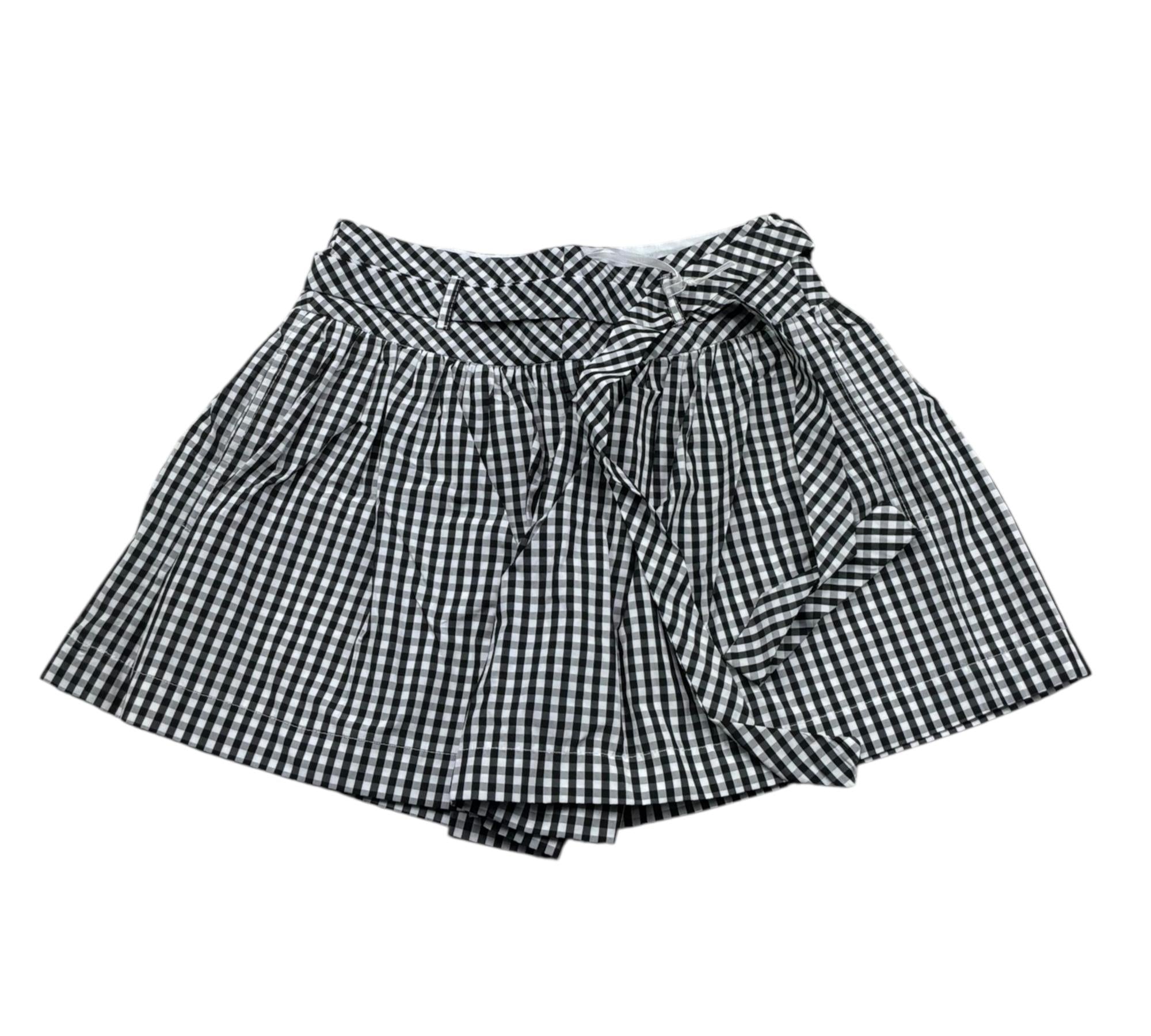 Monnalisa Short Fantasia Quadretti Bicolore per Bambina 177404 BIANCO/NERO MONNALISA 