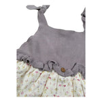 Wedoble Abito Giromanica Bicolore per Bambina V2505404X PANNA WEDOBLE 