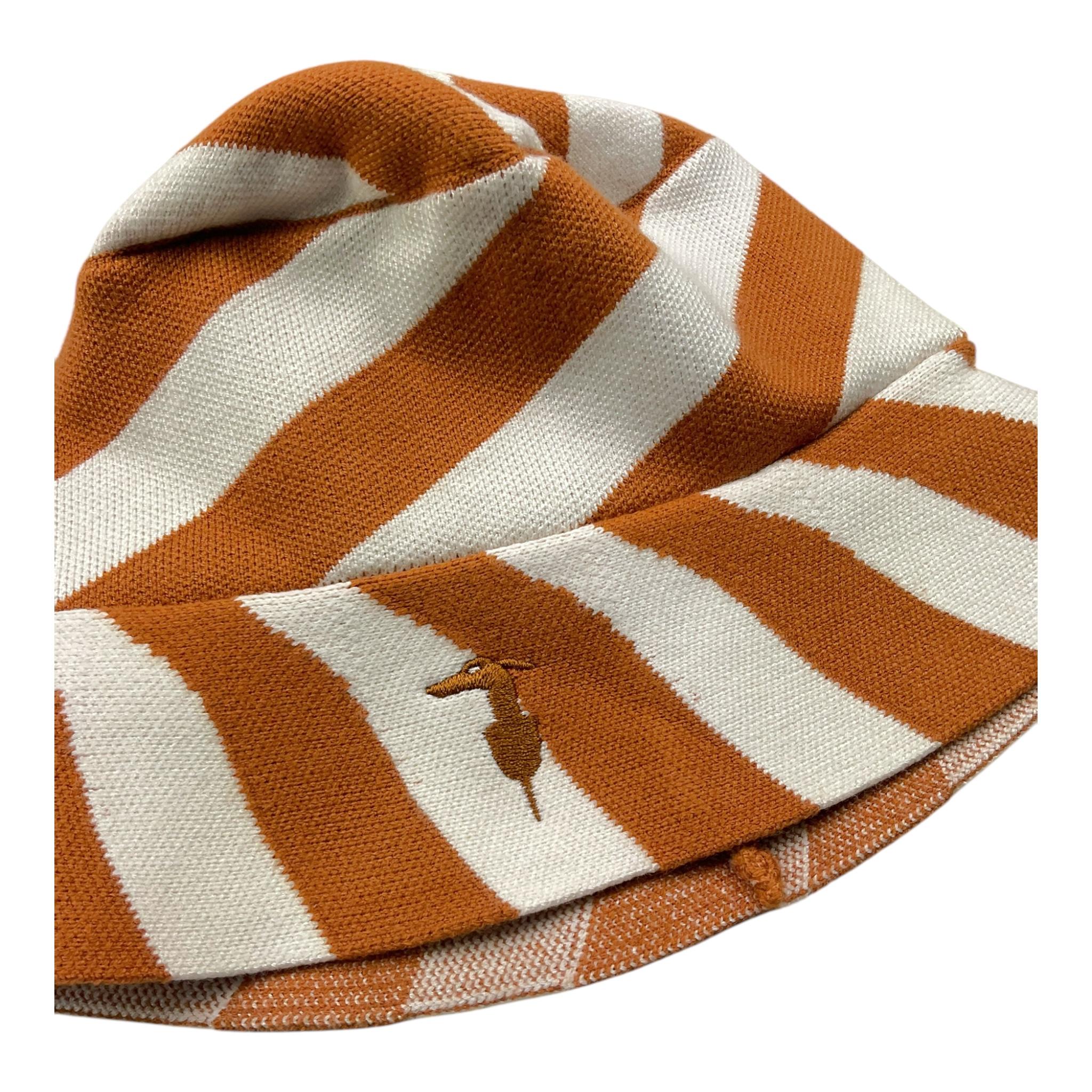 TRUSSARDI cappello modello pescatore bicolore con fantasia a righe Bianco/ruggine per Bambino TBA25060HA BIANCO/RUGGINE TRUSSARDI 