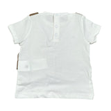 Le Bebe' T-Shirt tinta unita con Gilet Incorporato Bianco per Neonato LBB3553 BIANCO LE BEBE' 