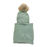 MAYORAL set cappello-scaldacollo tinta unita Verde per Bambina 10825 VERDE MAYORAL 