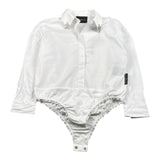 John Richmond Camicia Modello Body Tinta Unita per Bambina RGP26040CB BIANCO JOHN RICHMOND 