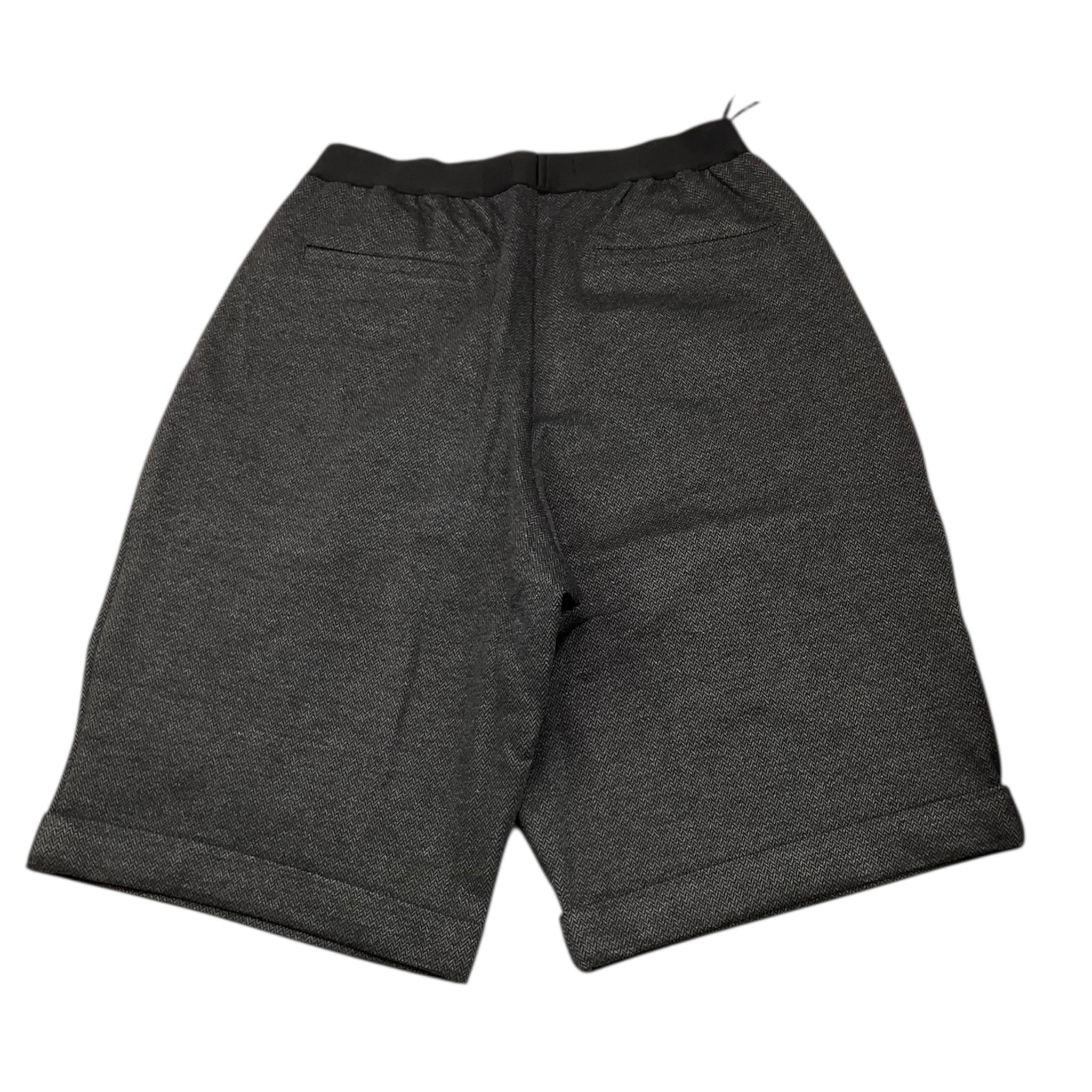BALMAIN short tinta unita con elastico logato Nero per Bambina BV6T09 NERO BALMAIN 