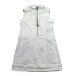 Balmain Abito Giromanica Tinta Unita con Applicazioni per Bambina BS1C12 BIANCO BALMAIN 