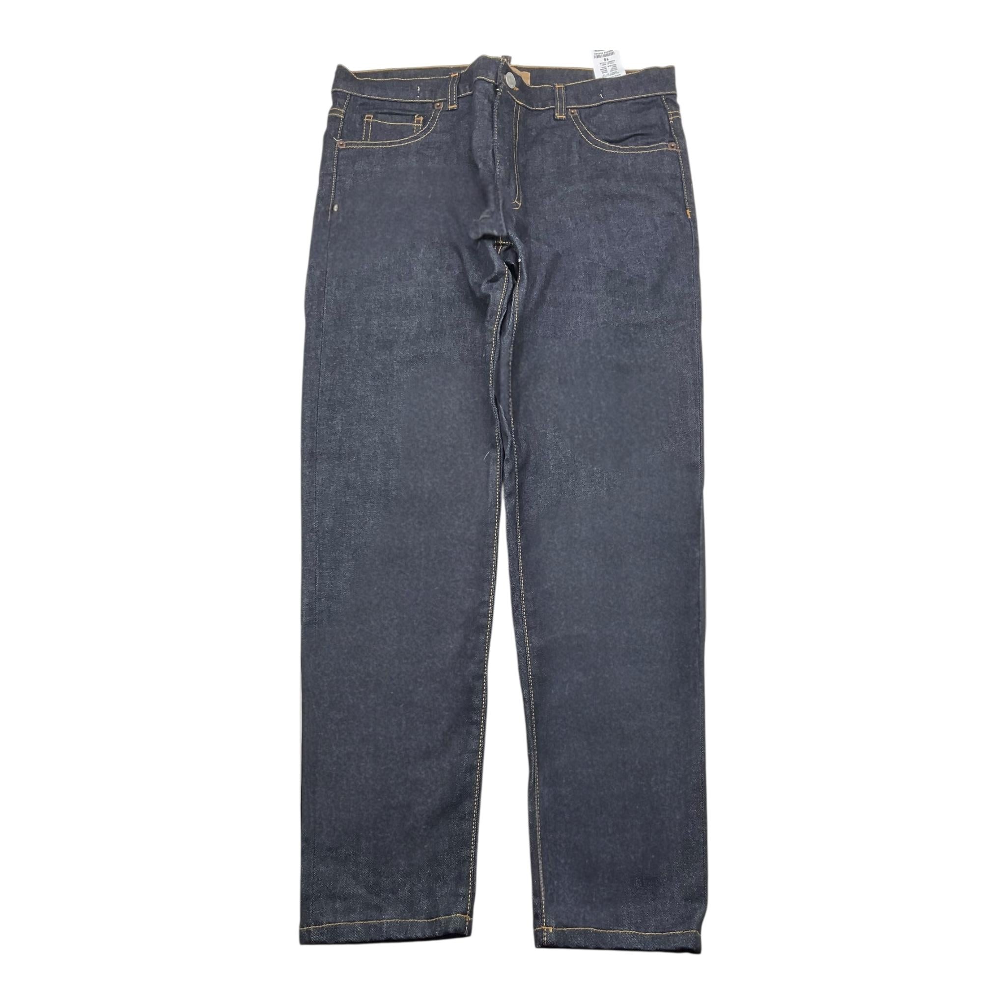 I'M BRIAN jeans tinta unita con cuciture in contrasto Blu per Bambino JL2124 BLU I'M BRIAN 