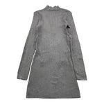 MISS EBITA abito tinta unita mezzo collo in maglia Grigio per Bambina 243060G GRIGIO MISS EBITA 