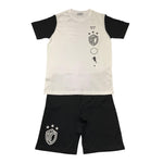 Bikkembergs Completo 2 Pezzi T-Shirt-Bermuda per Bambino BK3227 BIANCO/NERO BiKKEMBERGS 