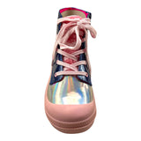 BillIEBLUSH stivale tinta unita con stampa unicorno e suola in contrasto Blu per Bambina U20579 BLU BillIEBLUSH 