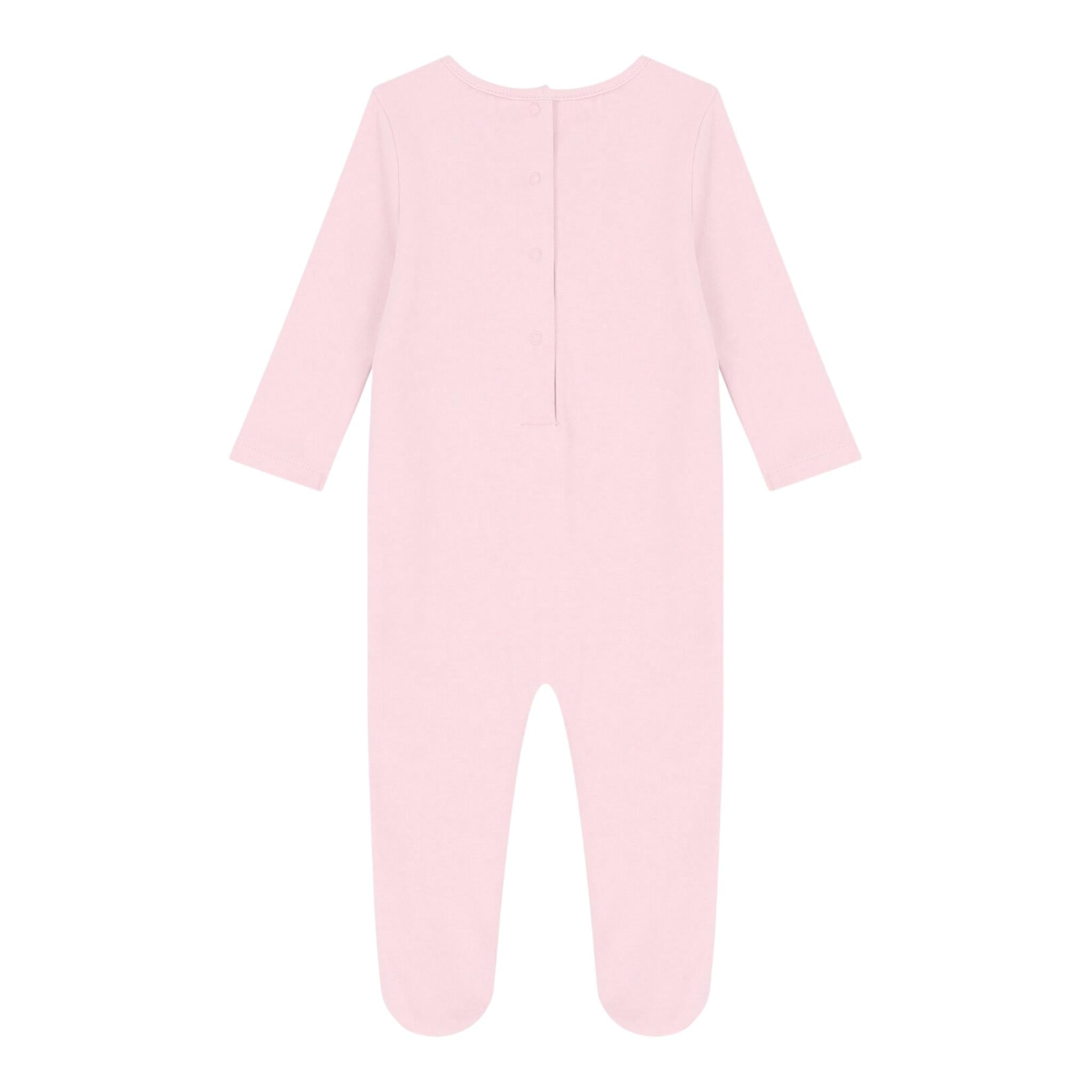 Guess Tutina Tinta Unita con Stampa per Neonata H2YW00KA6W3 ROSA GUESS 