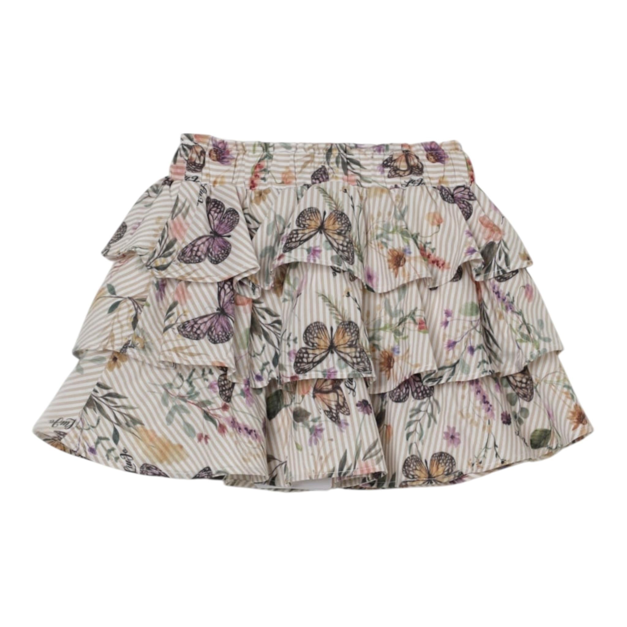 Liu Jo Gonna Fantasia A Righe  per Bambina KA5139 BEIGE LIU JO 