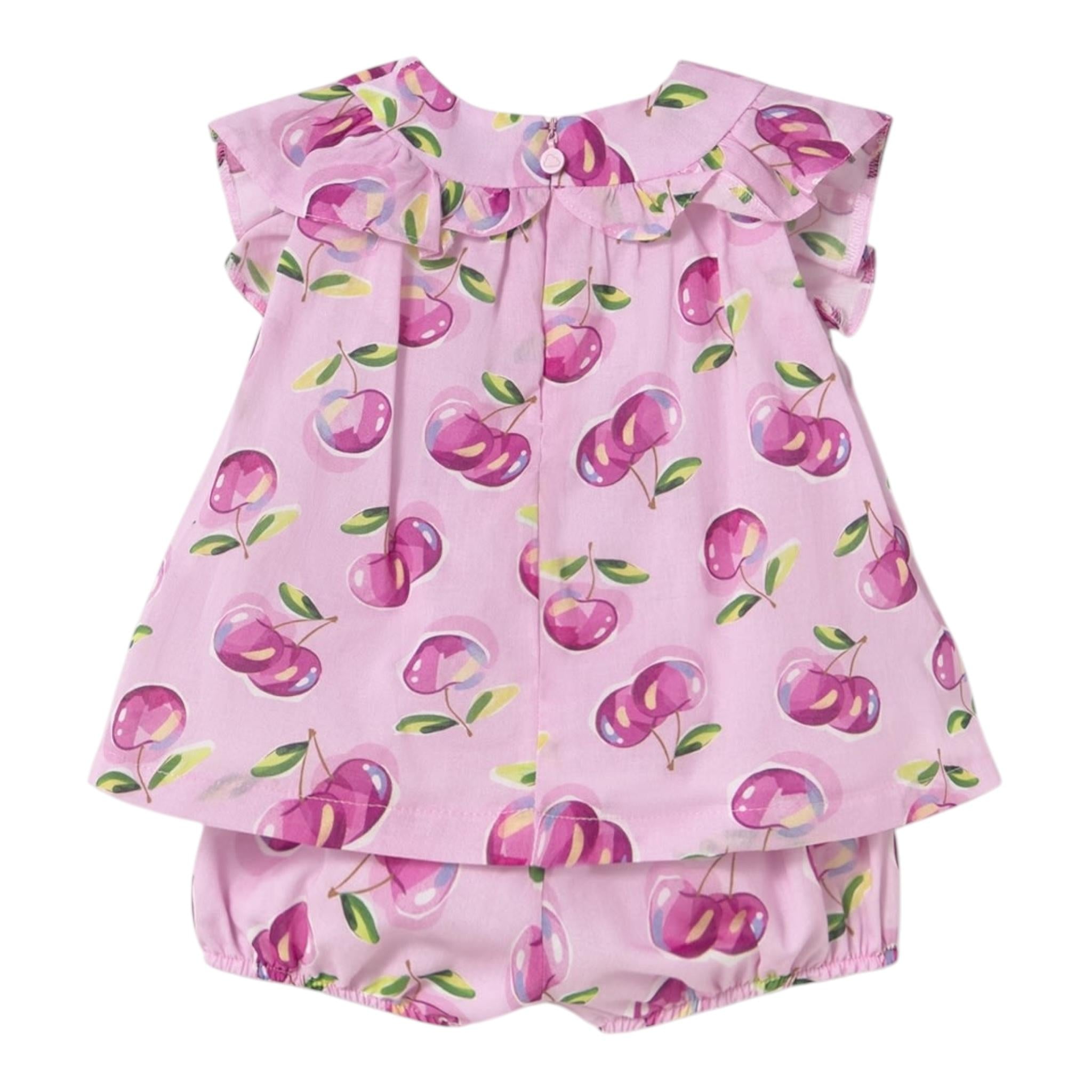 Mayoral Set Abito Tinta Unita con Culotte per Neonata 1238 ROSA MAYORAL 