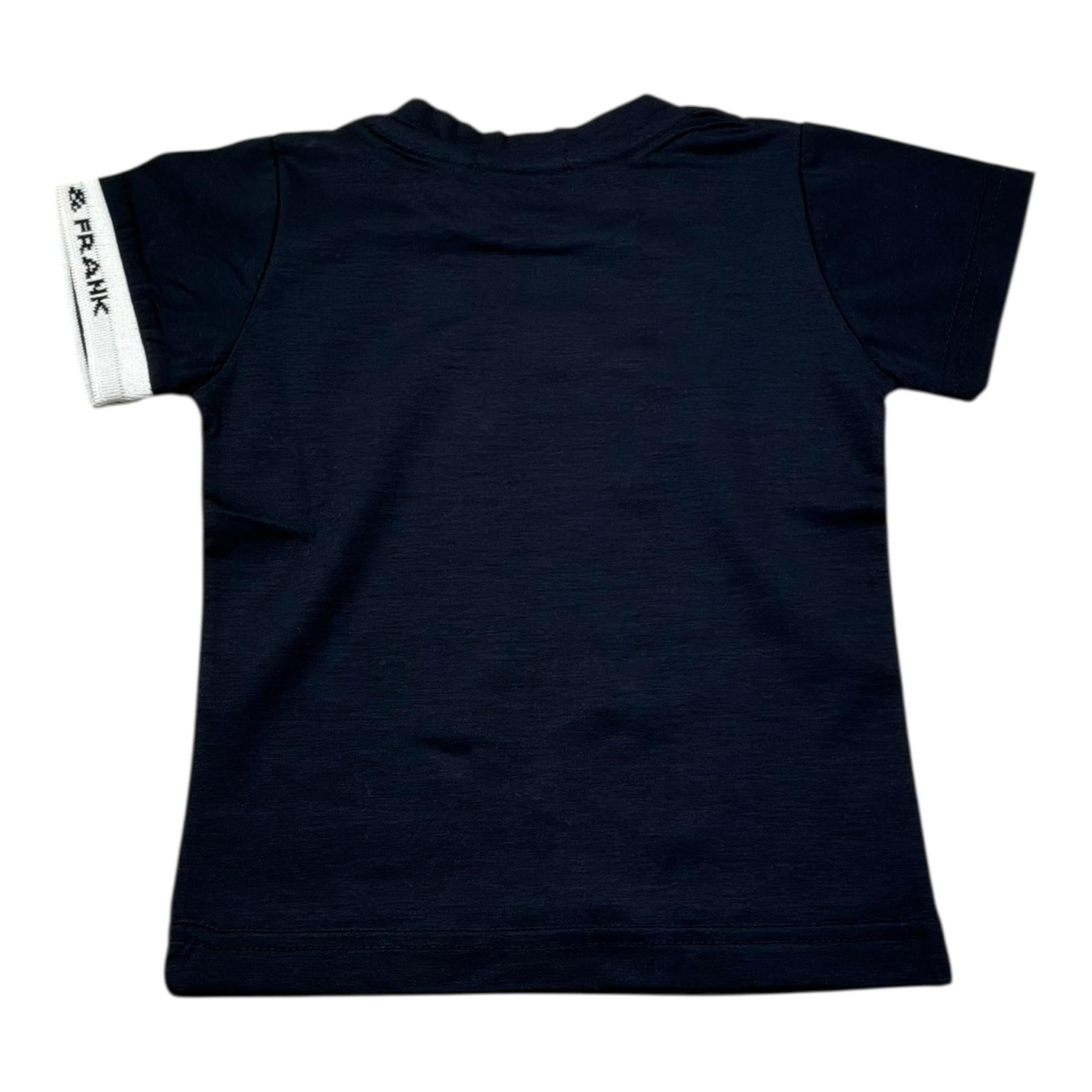 Manuel & Frank T-Shirt Girocollo Tinta Unita  per Neonato MF7327BN BLU MANUEL & FRANK 