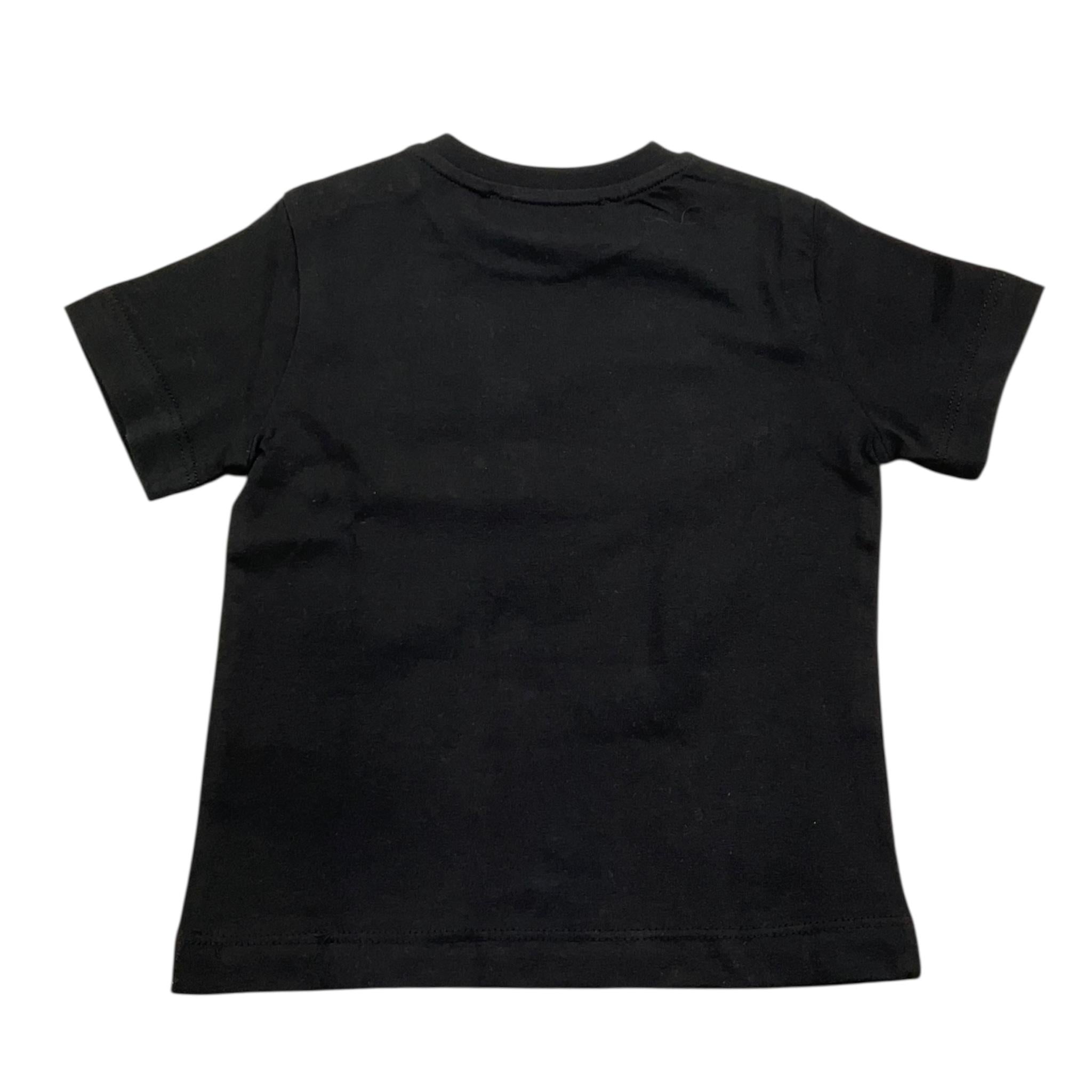 Cesare Paciotti T-Shirt Girocollo Tinta Unita con Logo per Neonato TSP5170B NERO CESARE PACIOTTI 