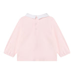 CARRE'MENT BEAU shirt tinta unita con colletto in contrasto Rosa per Neonata Y05301 ROSA CARRE'MENT BEAU 