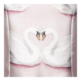 Monnalisa Abito Tinta Unita con Stampa per Bambina 711914 ROSA MONNALISA 