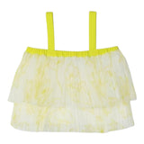 Liu Jo Top Bicolore con Fantasia  per Bambina GA5156 BIANCO LIU JO 