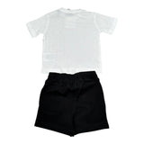 Cesare Paciotti Completo 2 Pezzi Bicolore T-Shirt-Bermuda per Neonato CMP51120B BIANCO/NERO CESARE PACIOTTI 
