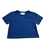 t.shirt girocollo tinta unita con stampa TGP26004TS BLU TRUSSARDI 