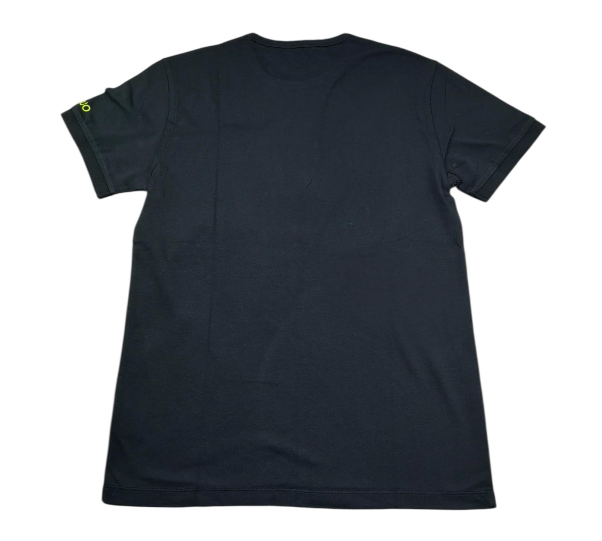 Sun68 T-Shirt Girocollo Tinta Unita con Logo per Bambino T31307 NERO SUN68 