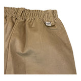MANUEL RITZ pantalone tinta unita in camoscio con elastico in vita Beige per Bambino MR2264 BEIGE MANUEL RITZ 