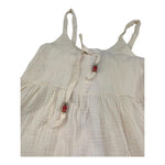 Please Abito Bretelline Tinta Unita per Bambina ABB6080G72 BEIGE PLEASE 