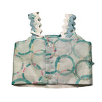 Miss Grant Top Giromanica Tinta Unita Stampa Fantasia per Neonata MG1316 VERDE ACQUA MISS GRANT 