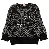 CESARE PACIOTTI maglia girocollo tinta unita con stampe in contrasto Nero per Neonato MGP5351BX NERO CESARE PACIOTTI 