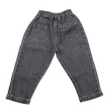 Play Up Jeans Tinta Unita con Elastico In Vita per Neonato PA022AP11605 NERO PLAY UP 