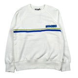 Moschino Felpa Chiusa Girocollo Tinta Unita con Logo per Bambino HUF09M BIANCO MOSCHINO 